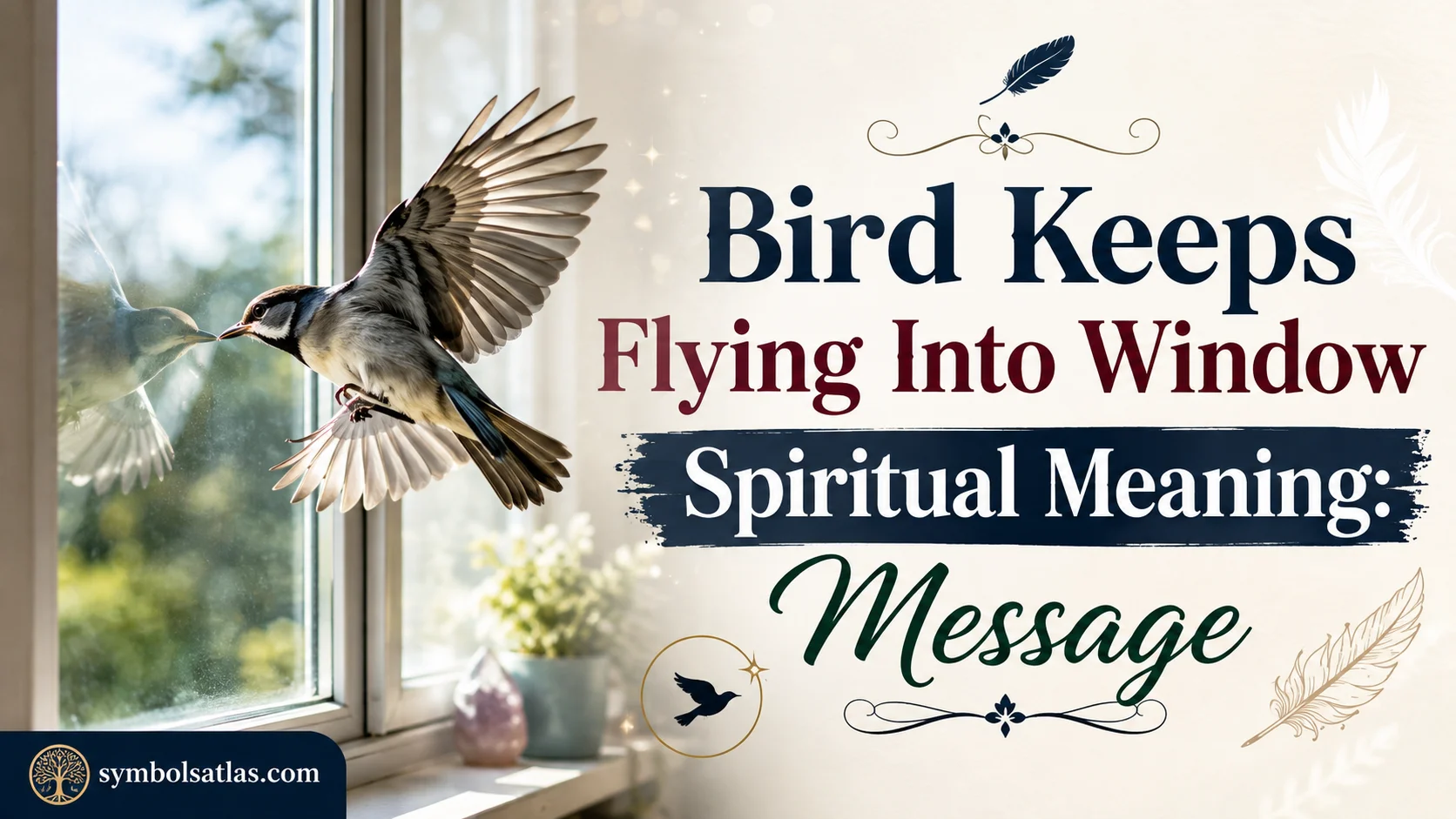 Bird Keeps Flying Into Window Spiritual Meaning