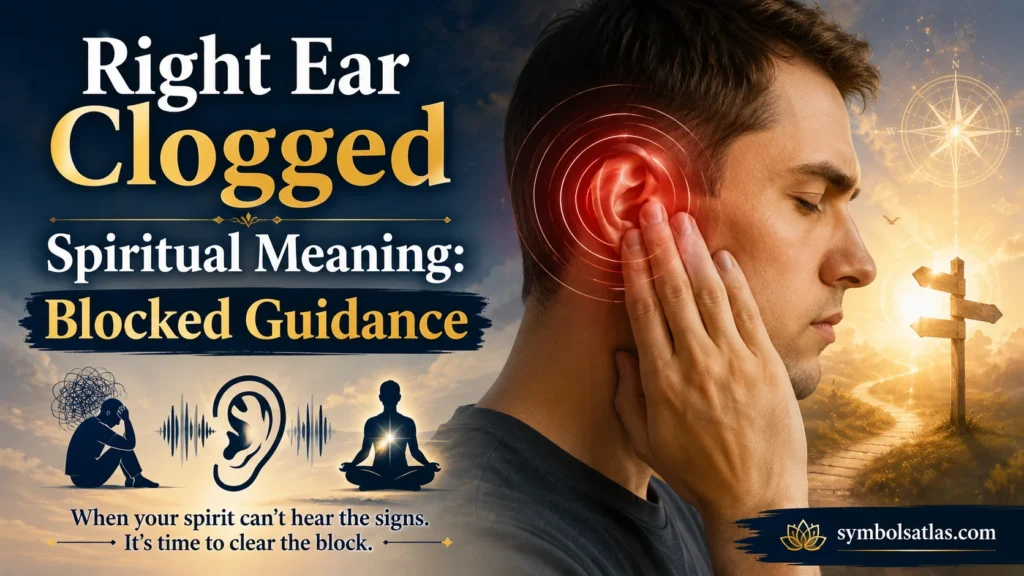 Right Ear Clogged Spiritual Meaning