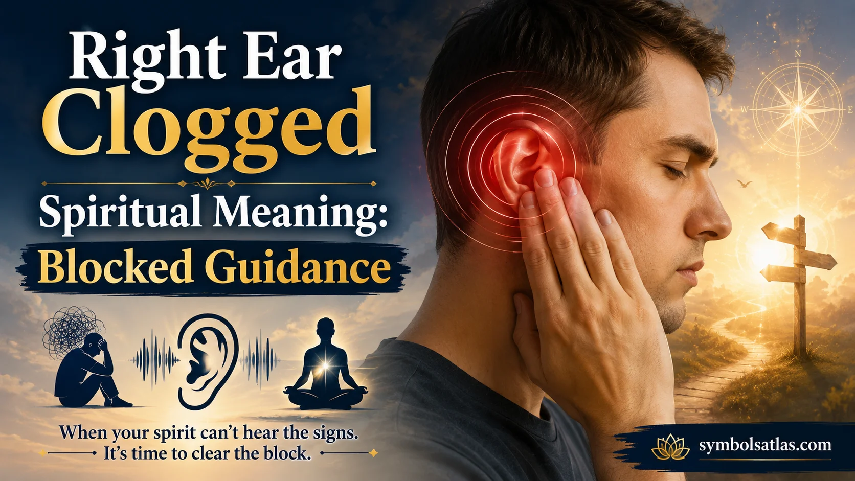 Right Ear Clogged Spiritual Meaning