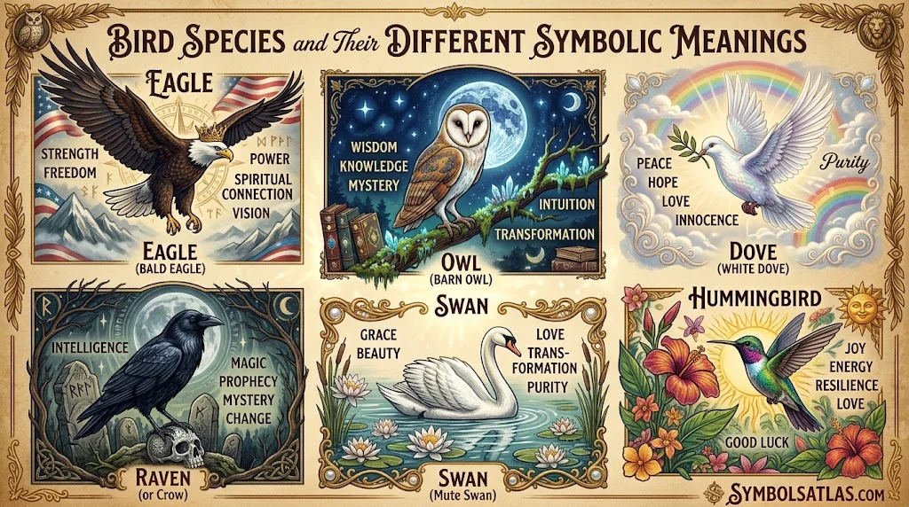 Bird Species and Their Different Symbolic Meanings