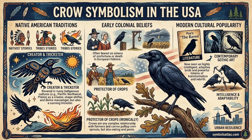 Crow Symbolism in the USA
