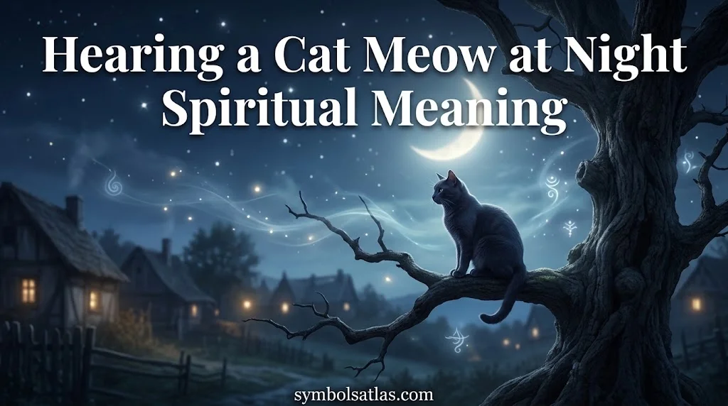 Hearing a Cat Meow at Night Spiritual Meaning