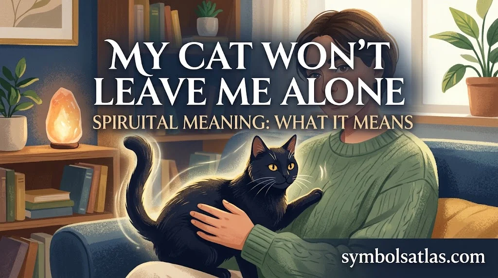 My Cat Won’t Leave Me Alone Spiritual Meaning: What It Means