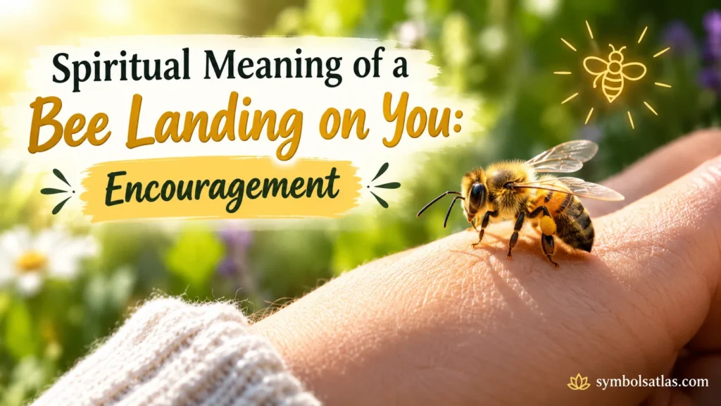 Spiritual Meaning of a Bee Landing on You