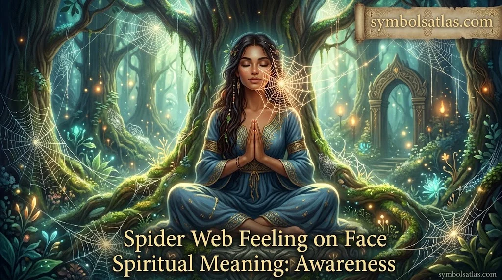 Spider Web Feeling on Face Spiritual Meaning: Awareness