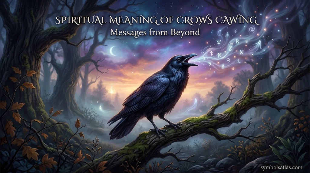 Spiritual Meaning of Crows Cawing: Messages from Beyond