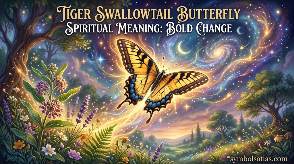 Tiger Swallowtail Butterfly Spiritual Meaning: Bold Change