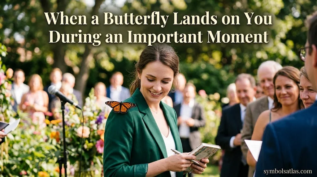 When a Butterfly Lands on You During an Important Moment