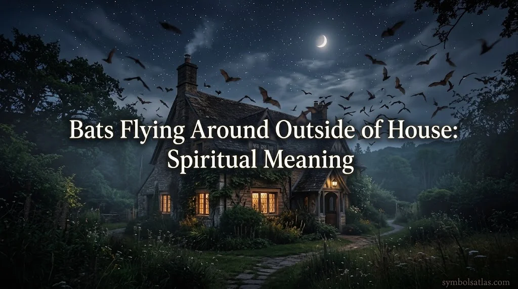 Bats Flying Around Outside of House Spiritual Meaning