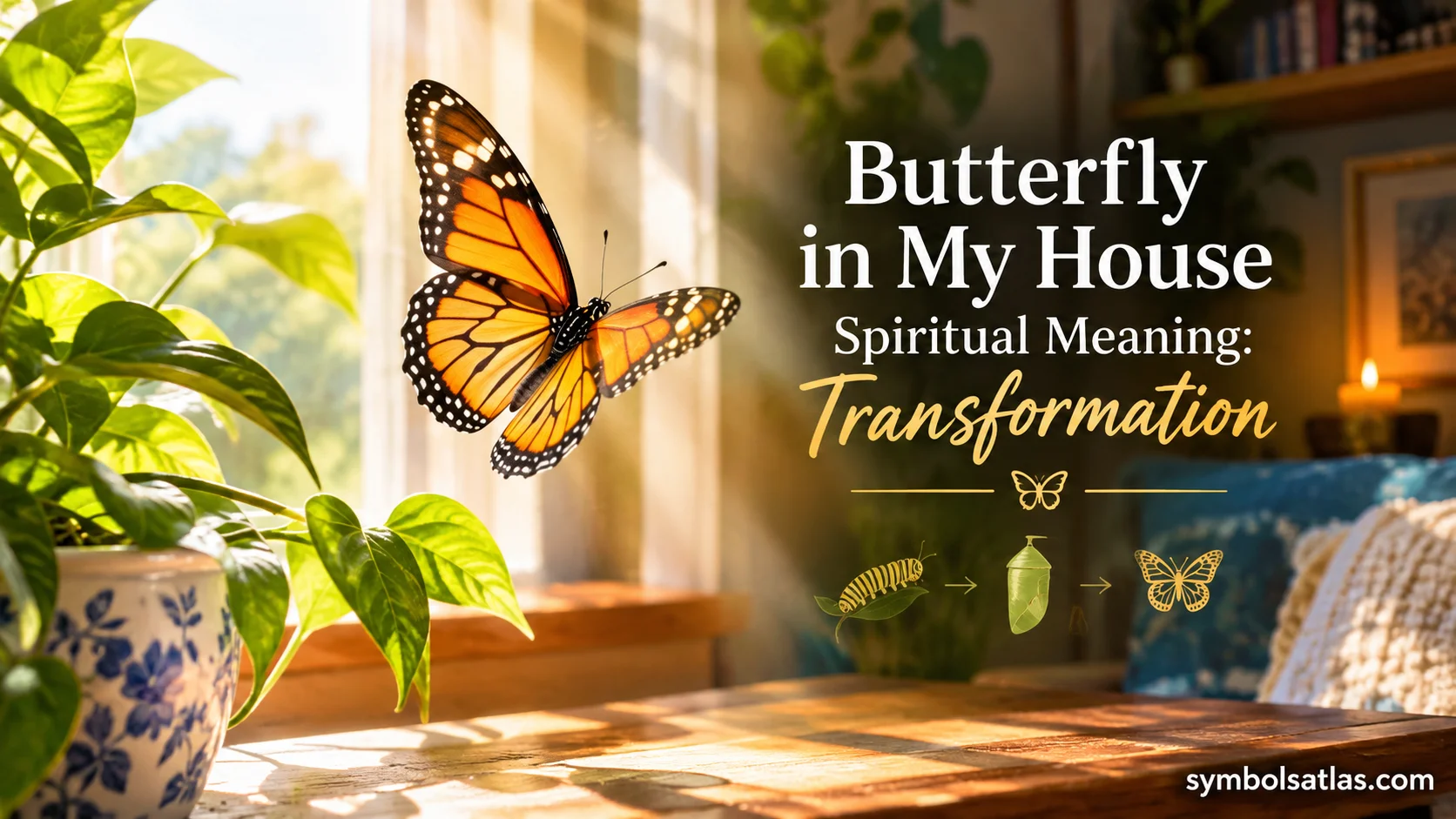 Butterfly in My House Spiritual Meaning: Transformation