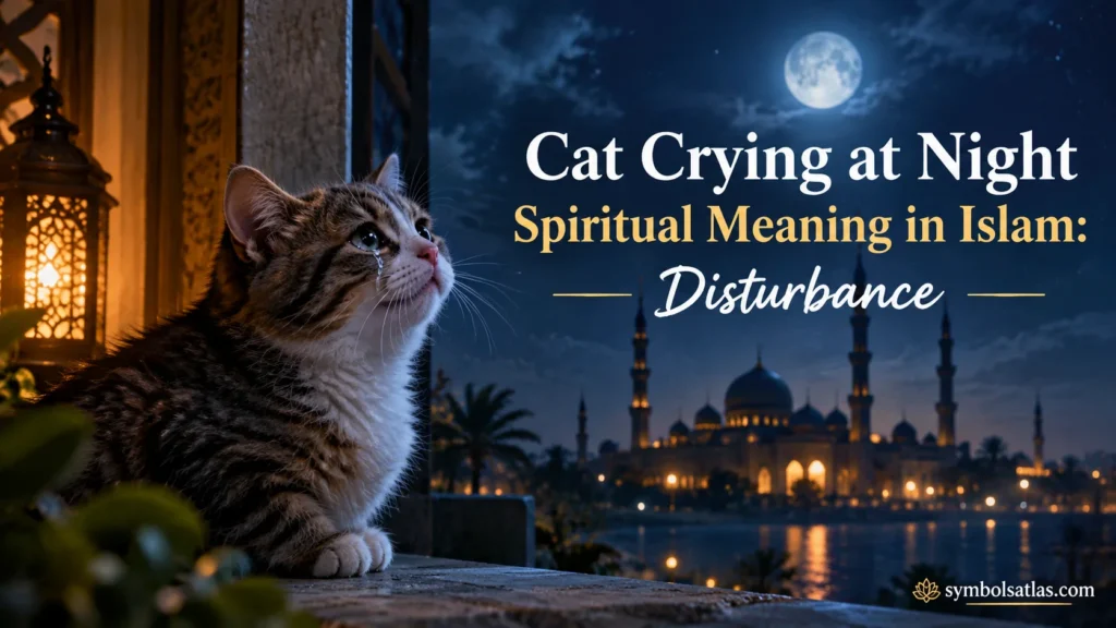 Cat Crying at Night Spiritual Meaning in Islam: Disturbance