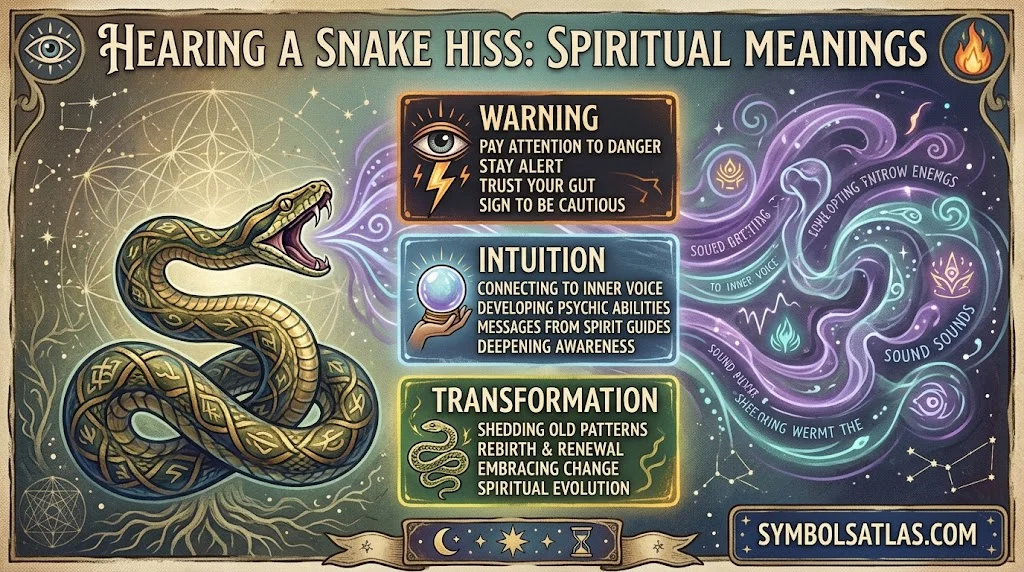 Hearing a Snake Hiss Spiritual Meaning: Warning and Intuition