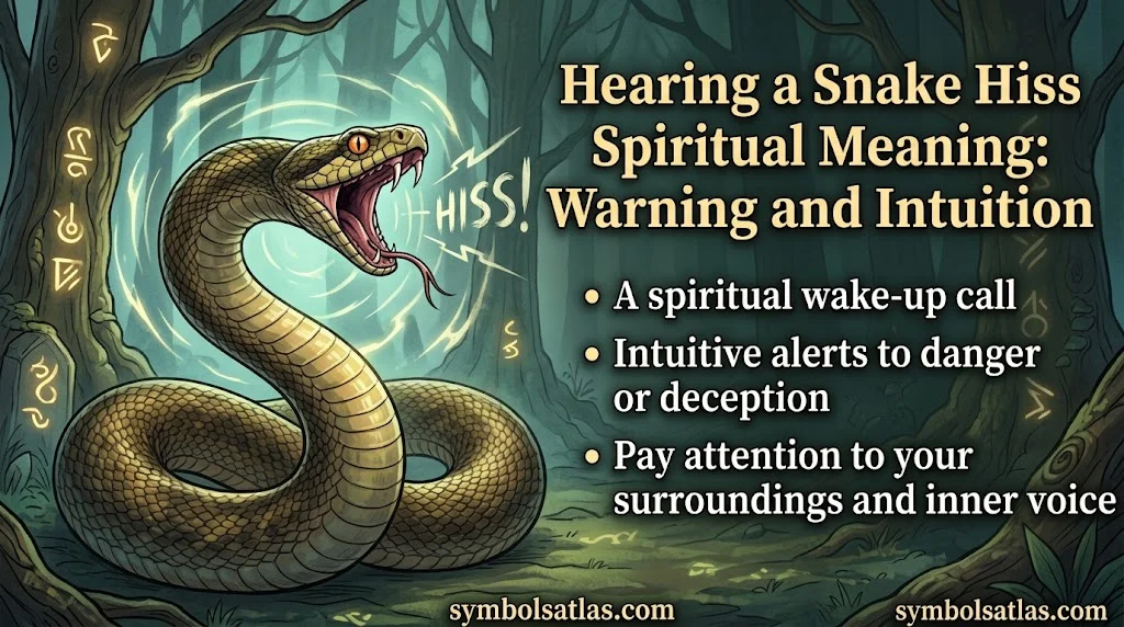 Hearing a Snake Hiss Spiritual Meaning: Warning and Intuition