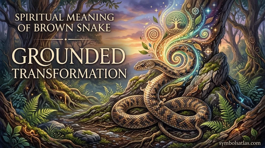 Spiritual Meaning of Brown Snake: Grounded Transformation