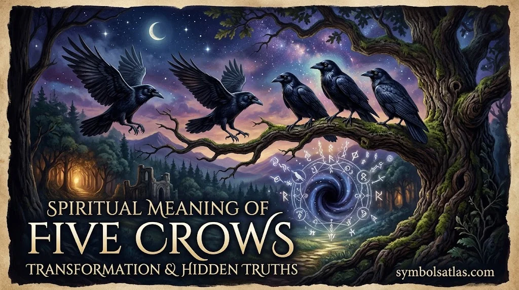 Spiritual Meaning of Five Crows: Transformation and Hidden Truths