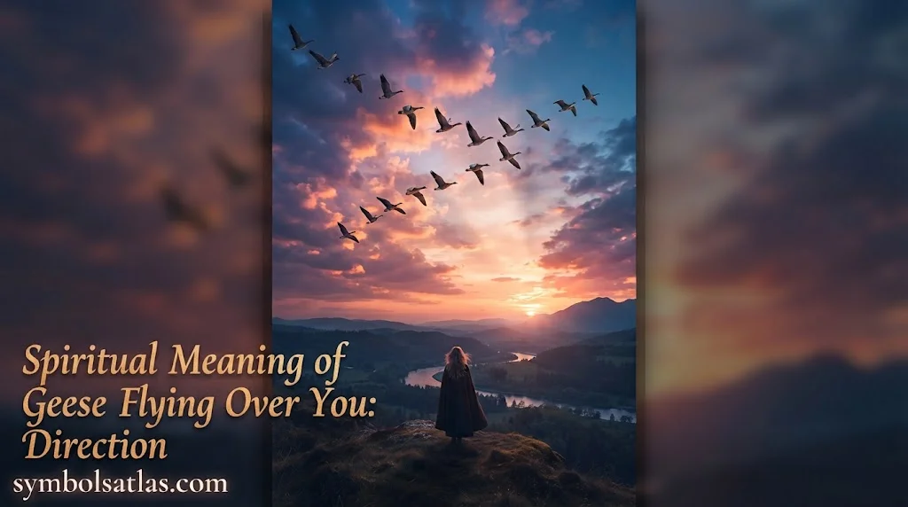 Spiritual Meaning of Geese Flying Over You: Direction