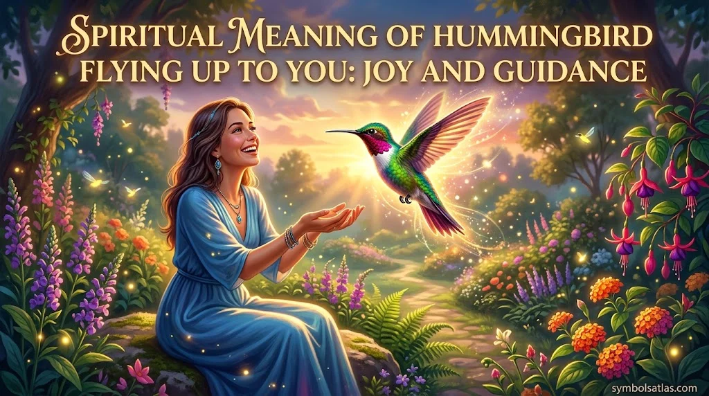 Spiritual Meaning of Hummingbird Flying Up to You: Joy and Guidance