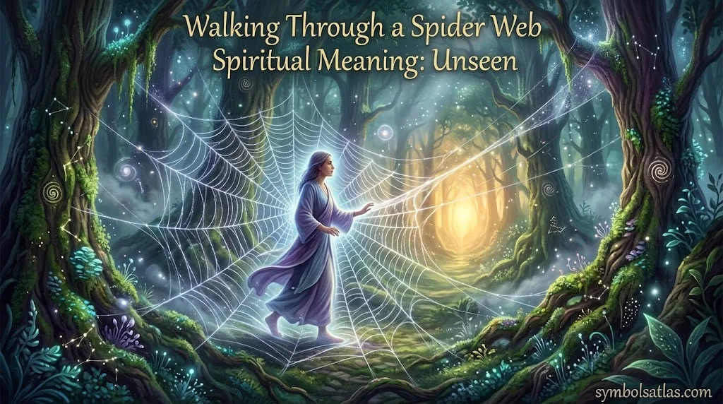 Walking Through a Spider Web Spiritual Meaning: Unseen